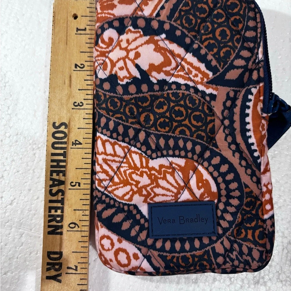 Vera Bradley Fern Paisley Mini crossbody RFID  cellphone cottage core coquette - Picture 6 of 7